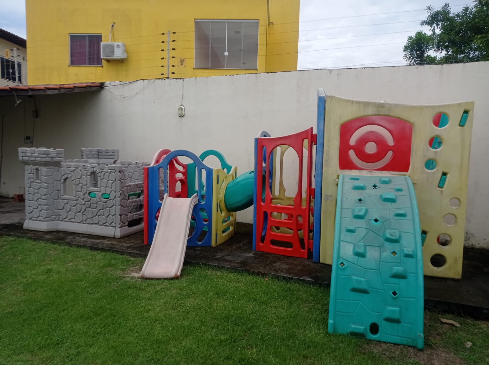 Área externa da casa
